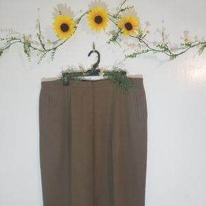Rafaella tan wide leg pants